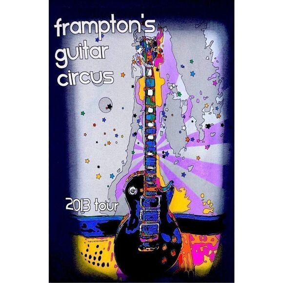 Peter Frampton 2013 Guitar Circus Concert Tour T - Picture 11 of 13